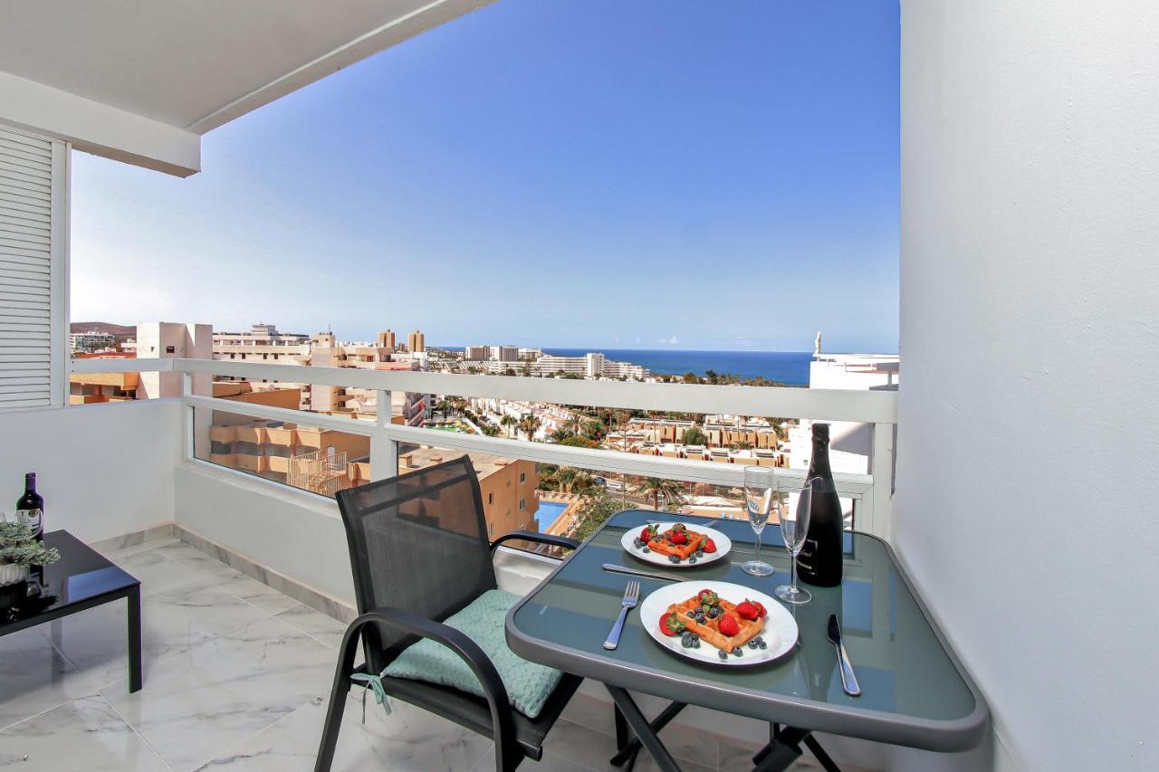 Modern Studio With A Sea View And Pool Access Ponderosa 801 Playa de las Américas Buitenkant foto